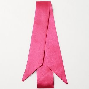 ⤵️⤵️1pc Solid Hot Pink Design Satin Scarves